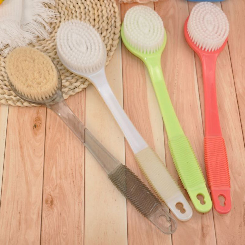 Long Handle Rubberized Bath Brush