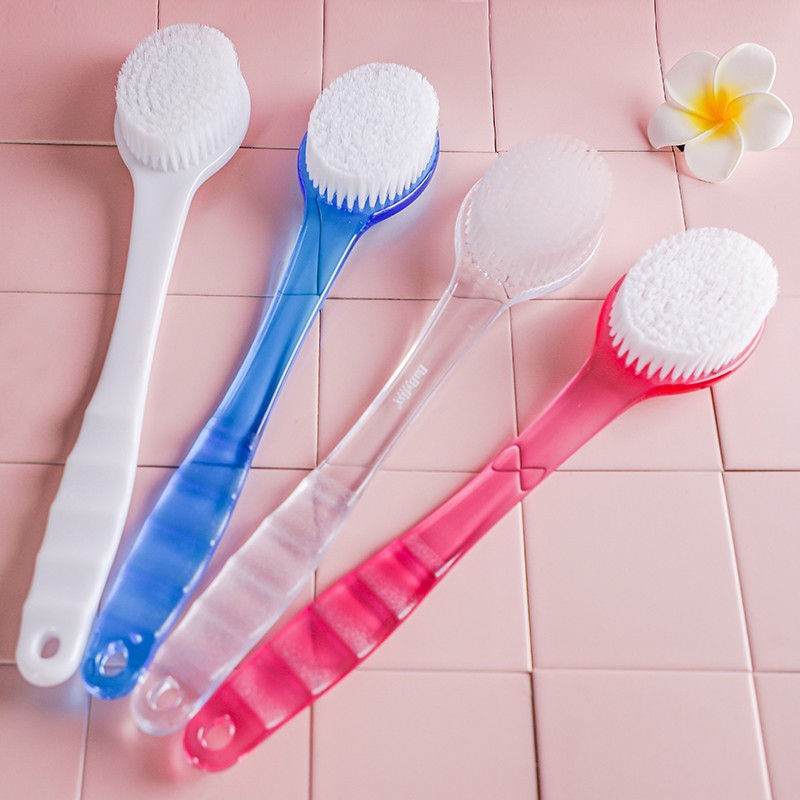 Plastic Long Handle Bath Brush For Back